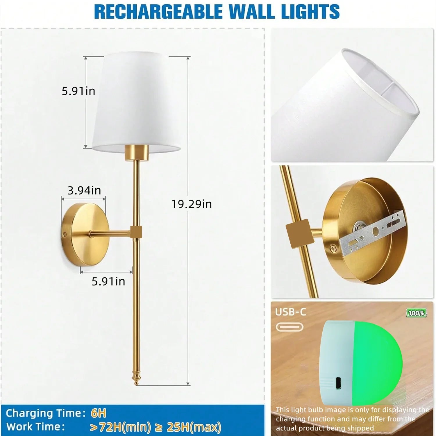 Wandlamp met bewegingssensor – Werkt op batterijen