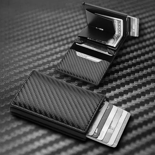 Portemonnee heren leer met magneetsluiting – Modern gemak