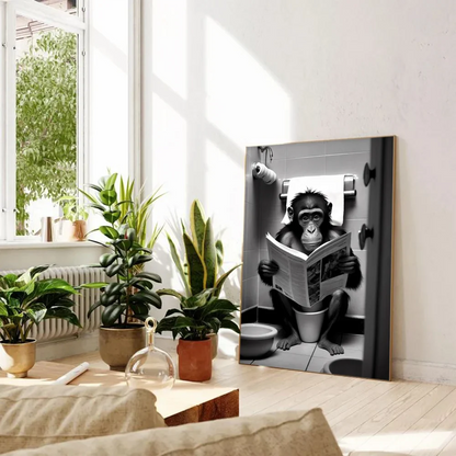 Poster met kaart van wereld of stad