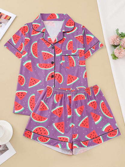 Dames pyjama winter met teddy voering