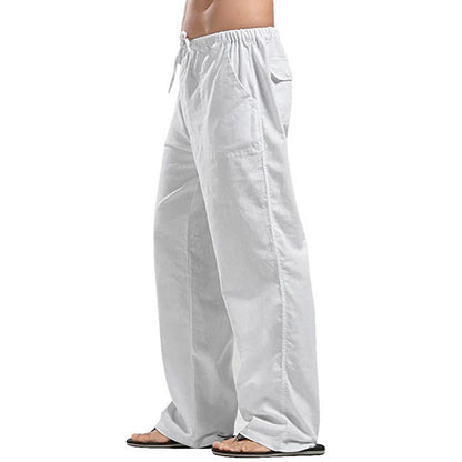 Linnen broek heren voor relaxte outfits – Licht en losjes