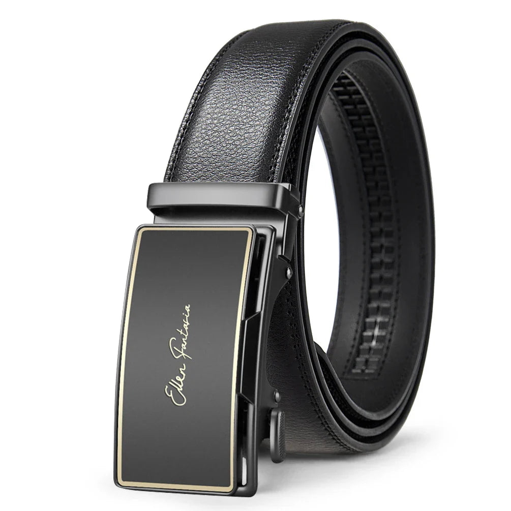 Klassieke riem heren met diepe kleurtonen