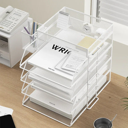 Compacte desk organizer met meerdere vakken