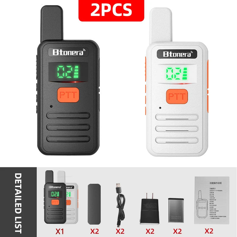 Walkie talkie set kinderen met 2 stuks