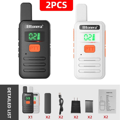 Walkie talkie set kinderen met 2 stuks