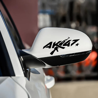 auto stickers - AK47 ontwerp met holografische glans voor unieke uitstraling