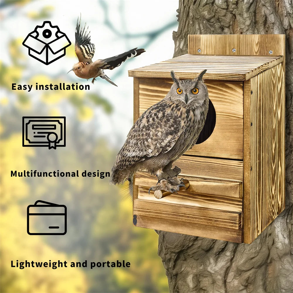 Vogelhuisje op paal – Perfect zicht op bezoekers