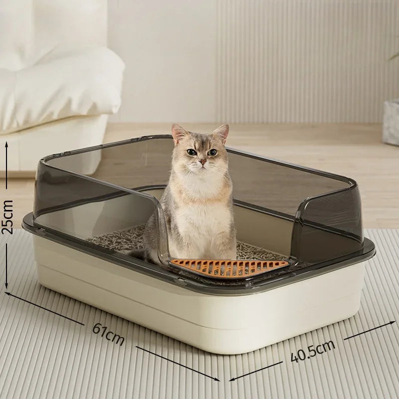 Grote kattenbak voor kittens en volwassen katten – Groeit mee