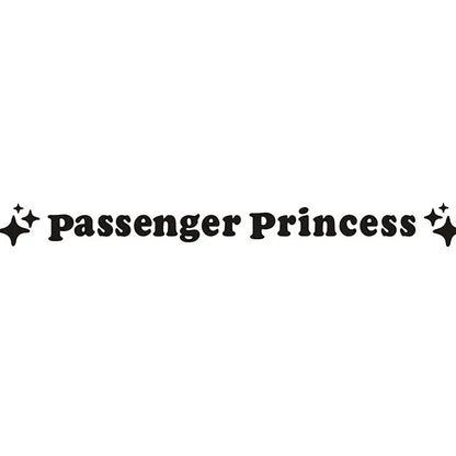 auto stickers - Passenger Princess sticker voor persoonlijke flair