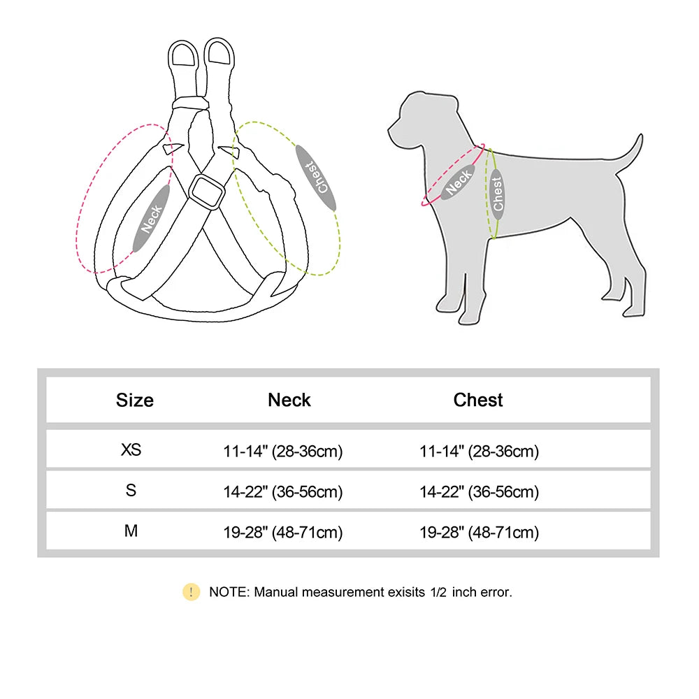 Tuigje voor kleine honden – Licht en zacht materiaal