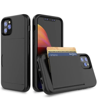 Multifunctioneel telefoon hoesje met verstelbare standaard