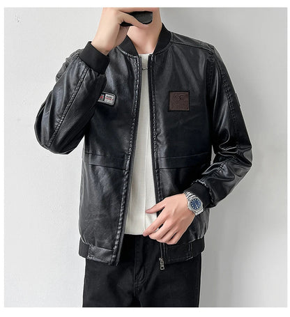 Vintage leren jas voor heren – Authentieke look