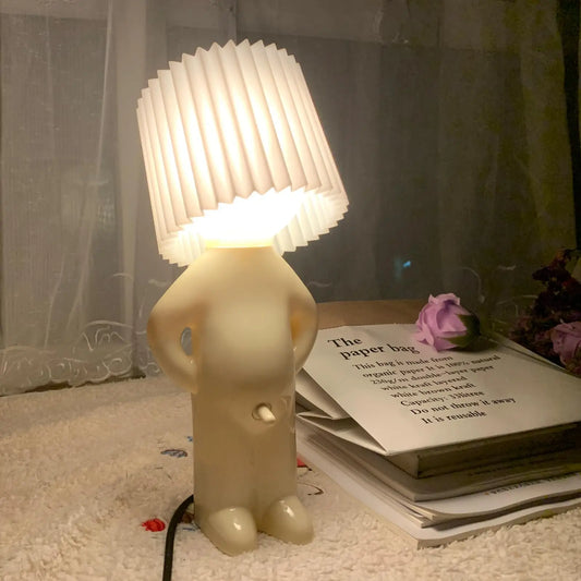 Lamp nachtkastje met bolvorm – Zacht en vriendelijk design