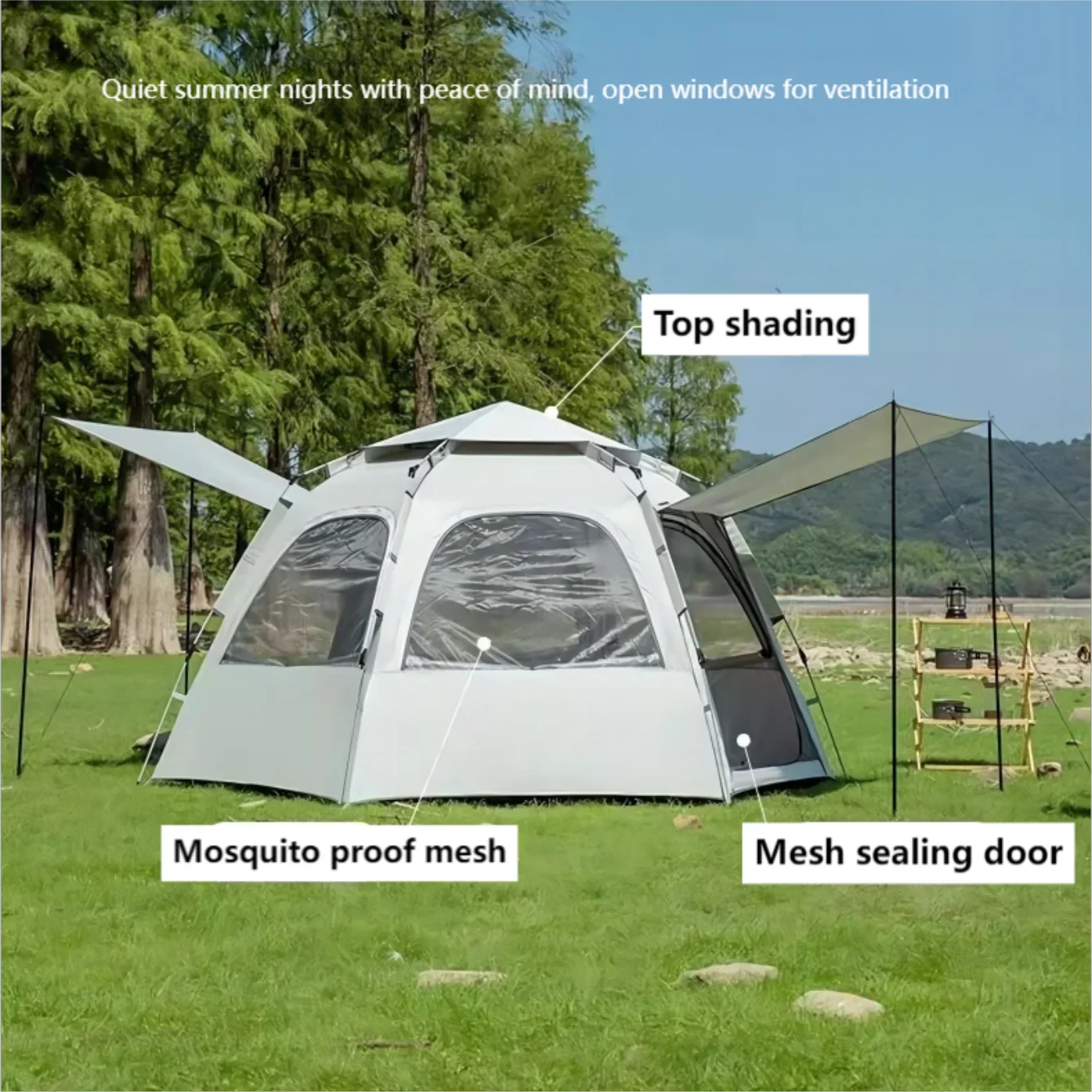 Lichtgewicht pop up tent – Voor snelle overnachtingen