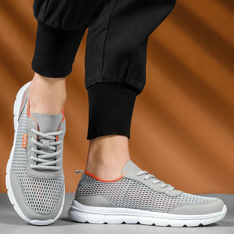 Lichte linnen sneakers voor heren