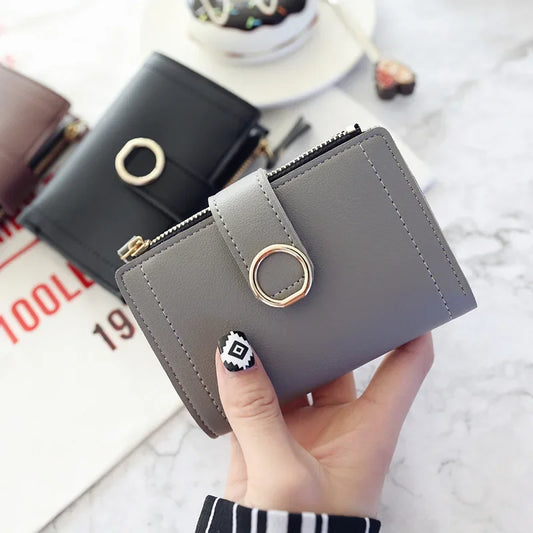 Portemonnee heren leer met contrasterende stiksels – Stoere look