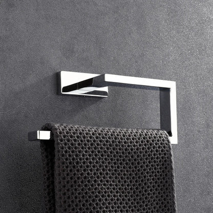 Handdoek rek met decoratief frame – Functioneel en mooi