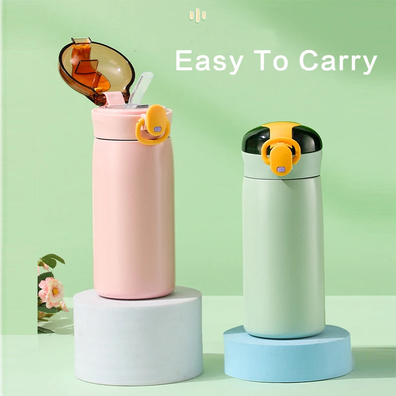 Thermosfles met rietje – Ideaal voor kinderen