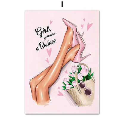 Poster met dieren in zachte kleuren