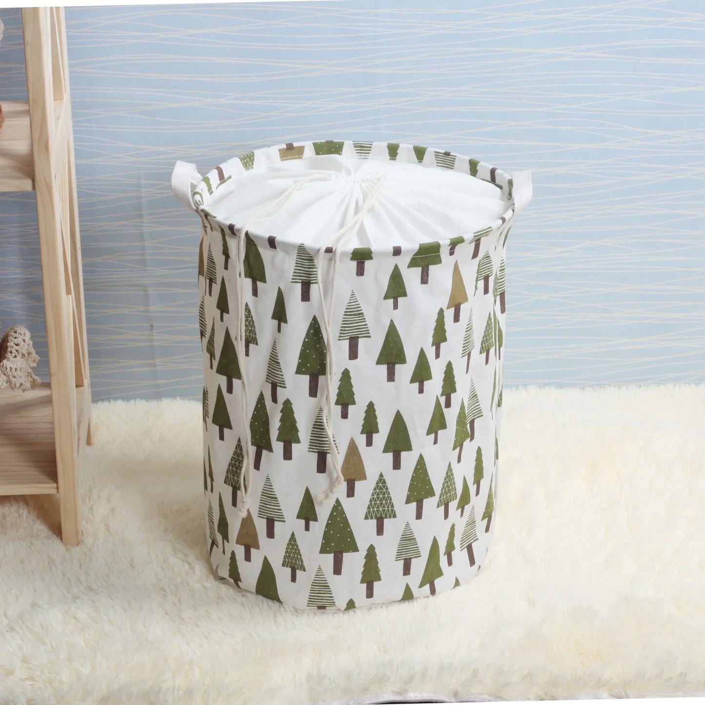 IKEA wasmand met bamboe deksel – Natuurlijk materiaal