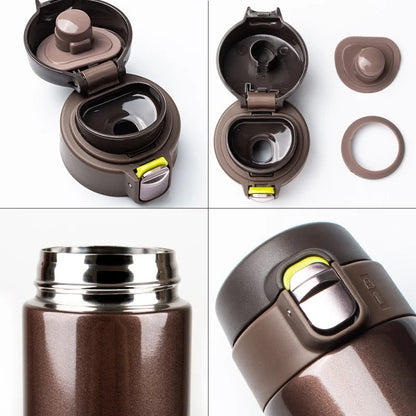 Thermosfles met handriem – Makkelijk mee te nemen