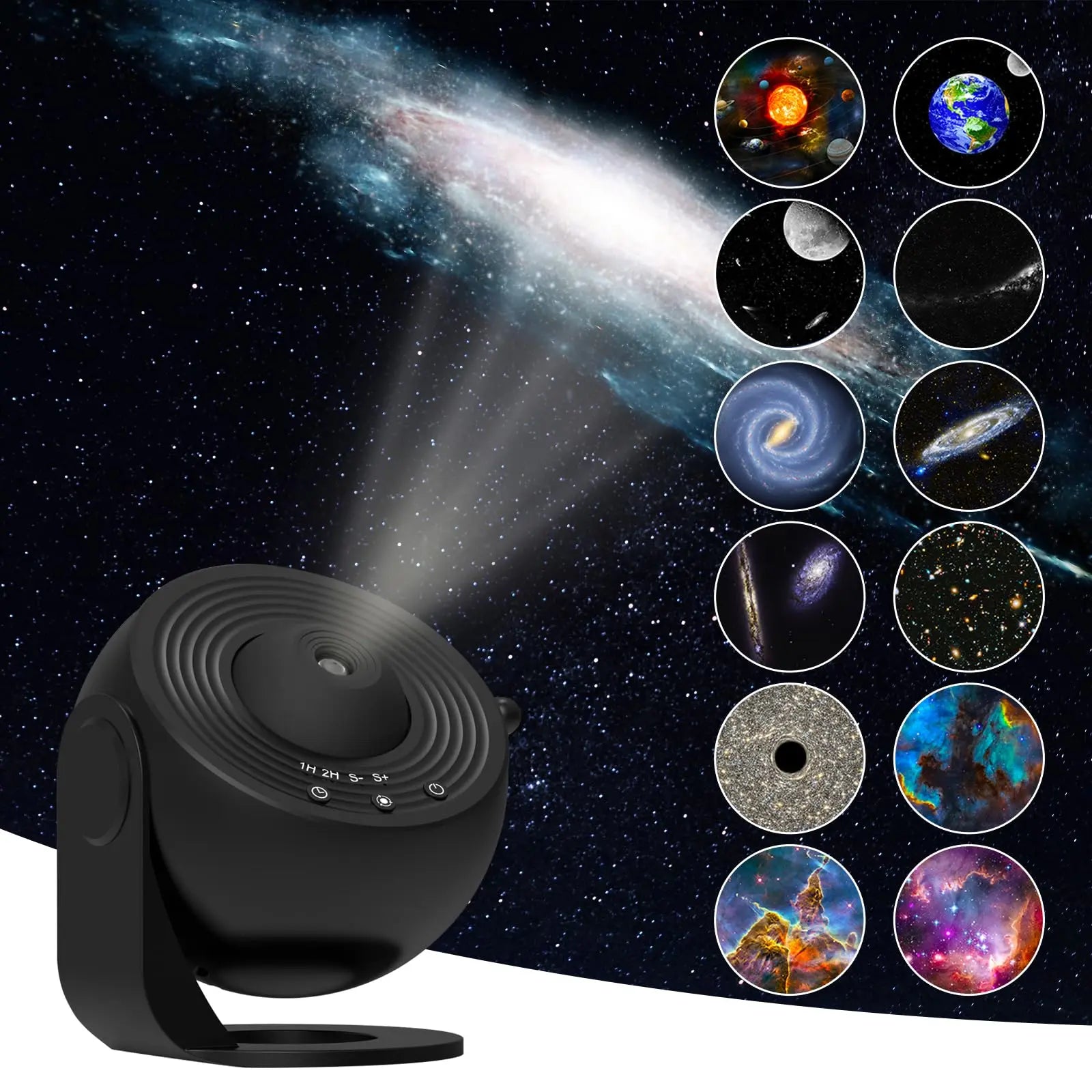 Sterrenhemel projector lamp met slaapliedjes