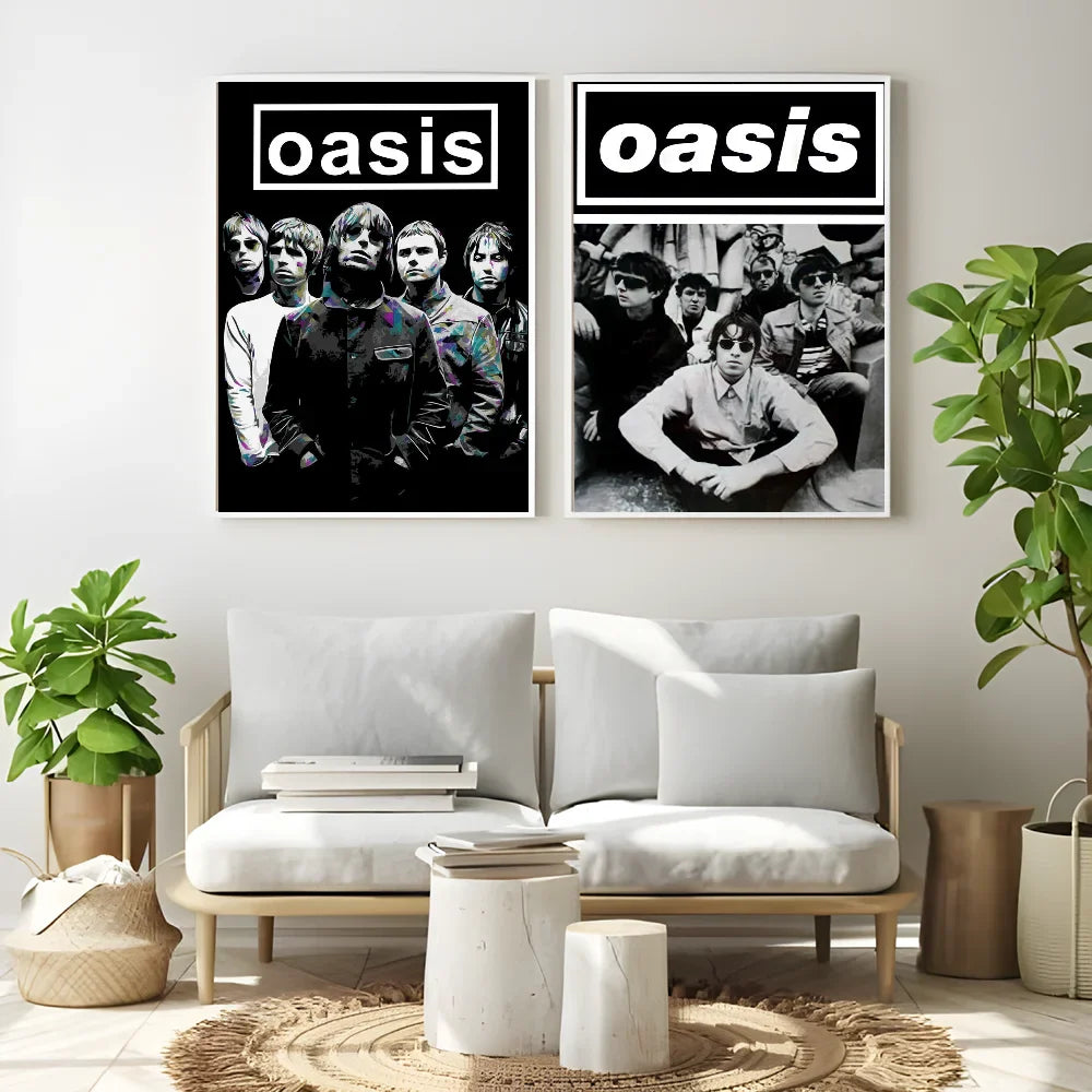 Grote posters met rustige uitstraling