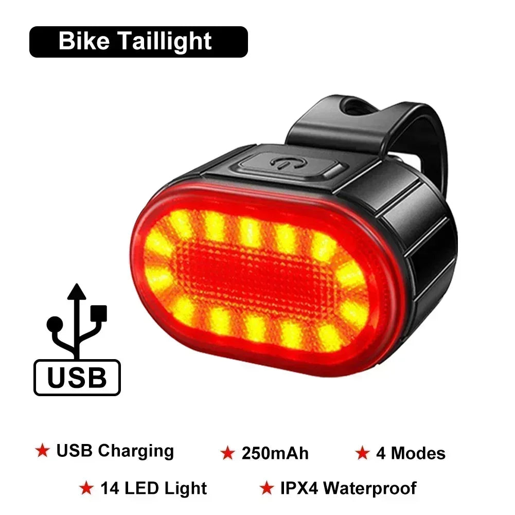 Fietslamp LED met stevige montageband