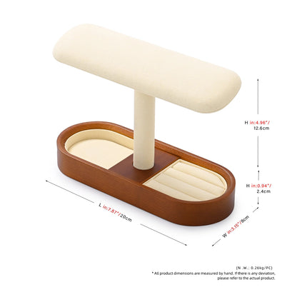 Sieradenhouder in roze fluweel – Zacht en vrouwelijk