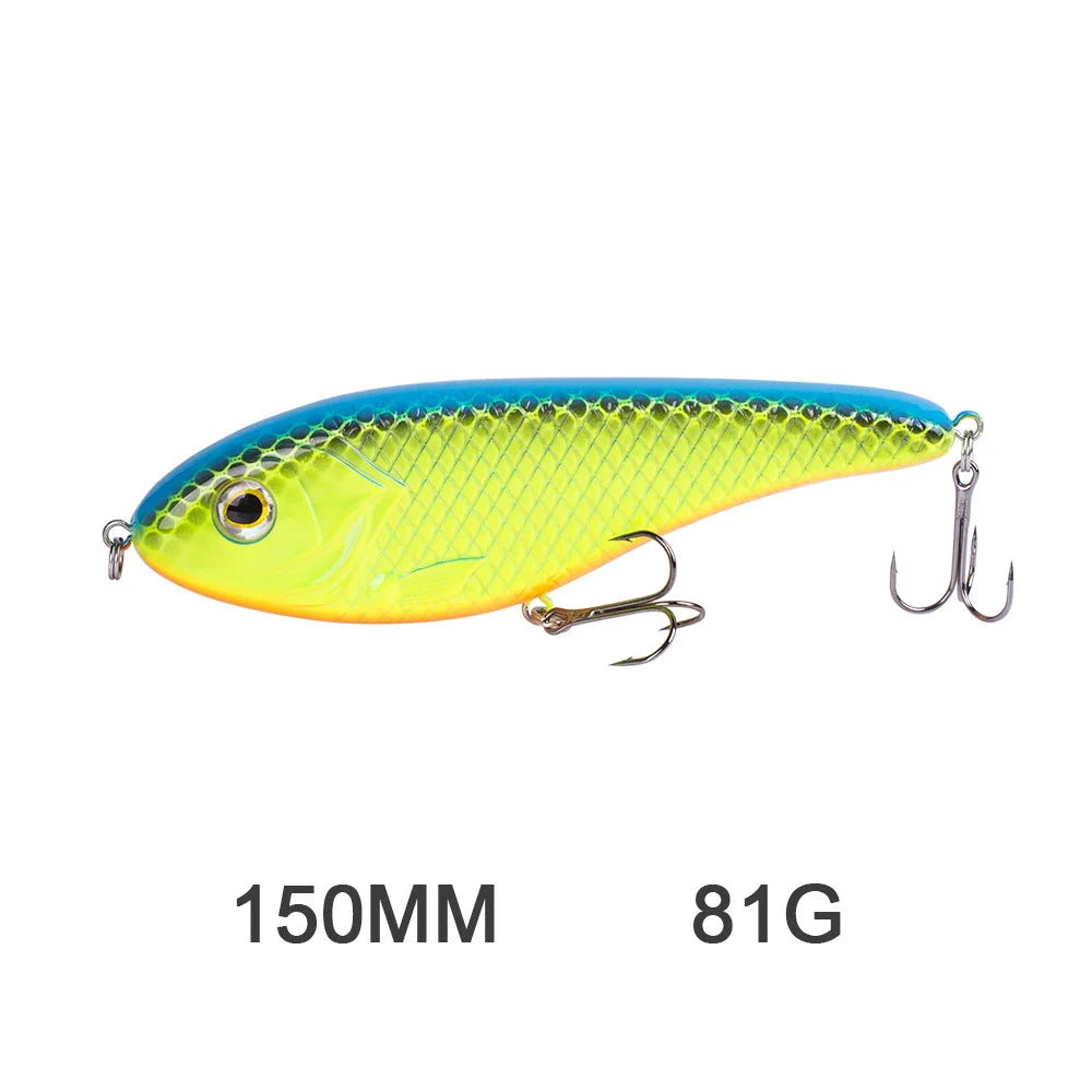 Softbait visjes met interne glitter
