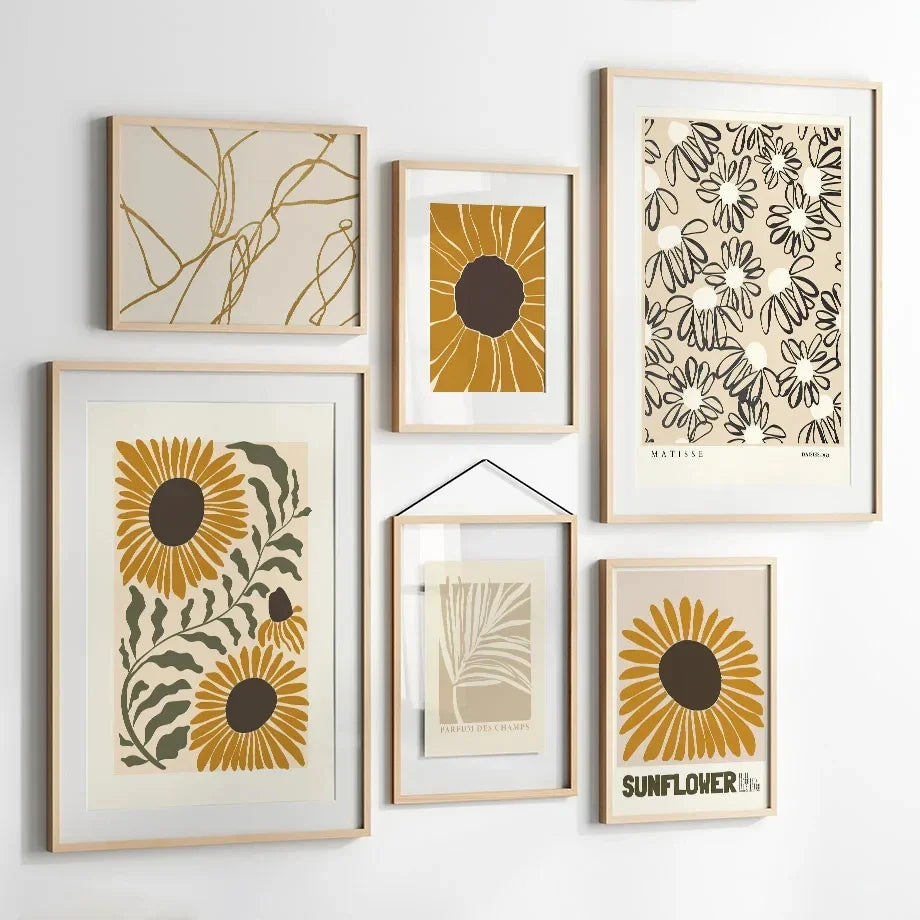 Grote posters met rustige uitstraling