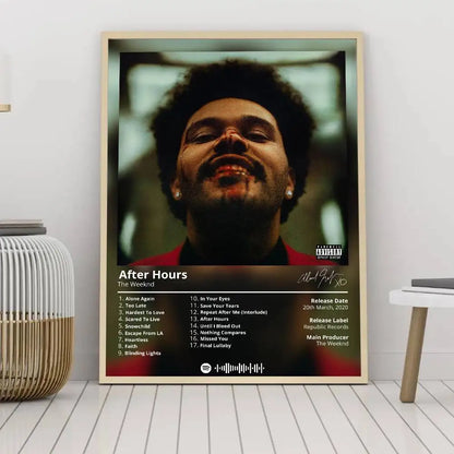 Artistieke posters voor woonkamer en hal