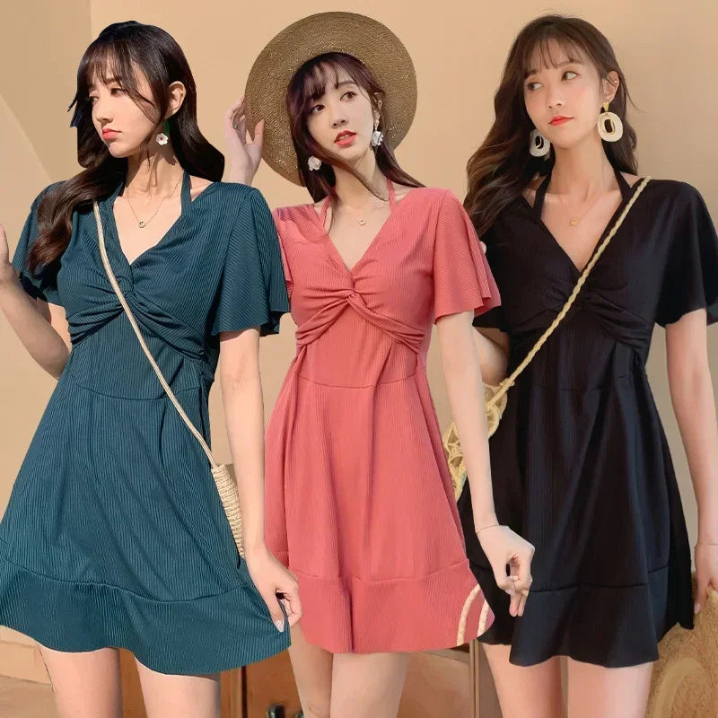 Zwemjurk met maritieme look – Klassiek en zomers