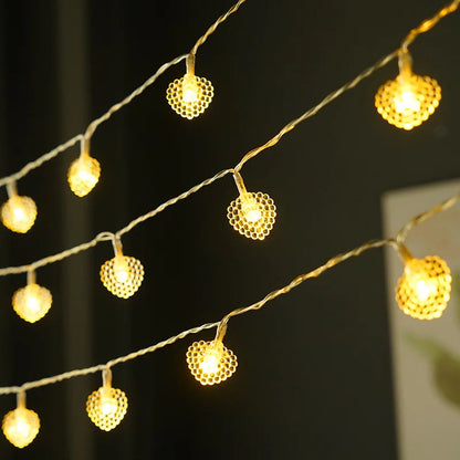 Licht slinger met bolletjes – Vrolijke uitstraling