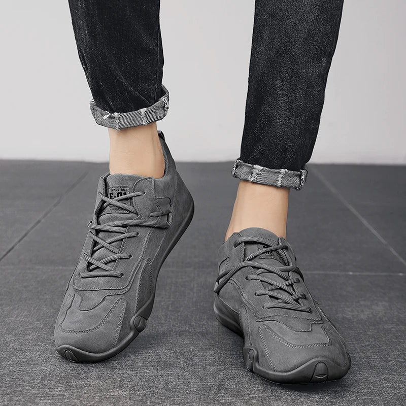 Luchtige heren schoenen met geweven details
