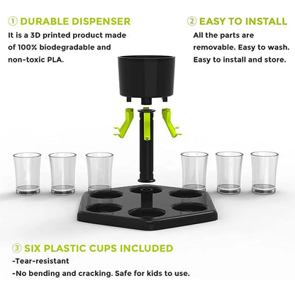 Drankdispenser met hittebestendig glas – Ook voor warme dranken
