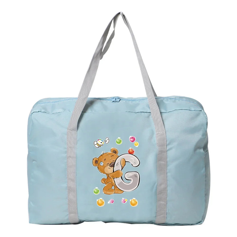 Trendy draagtas met rits en vakjes