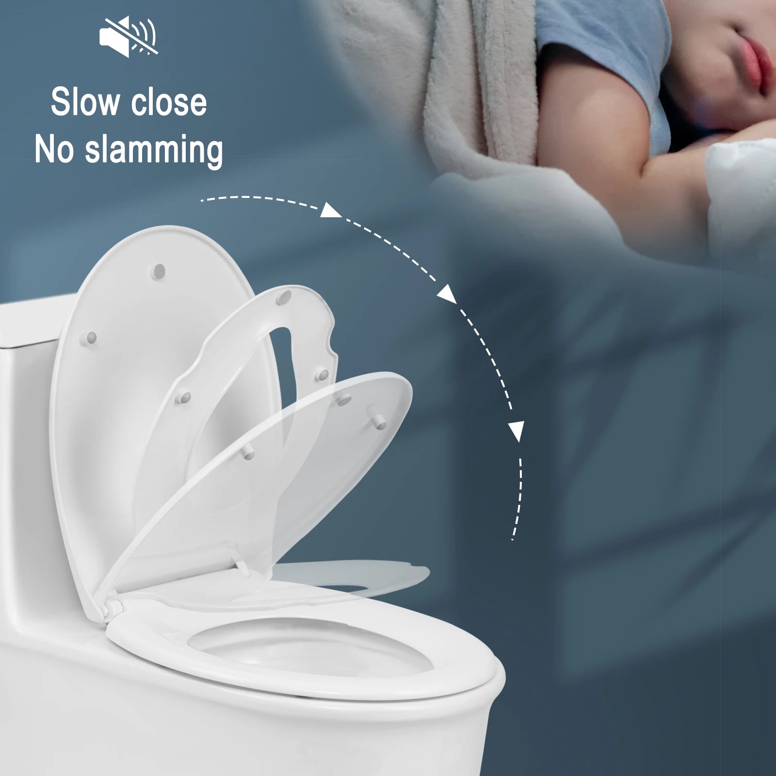 WC bril met waterbestendige coating – Makkelijk schoon te maken