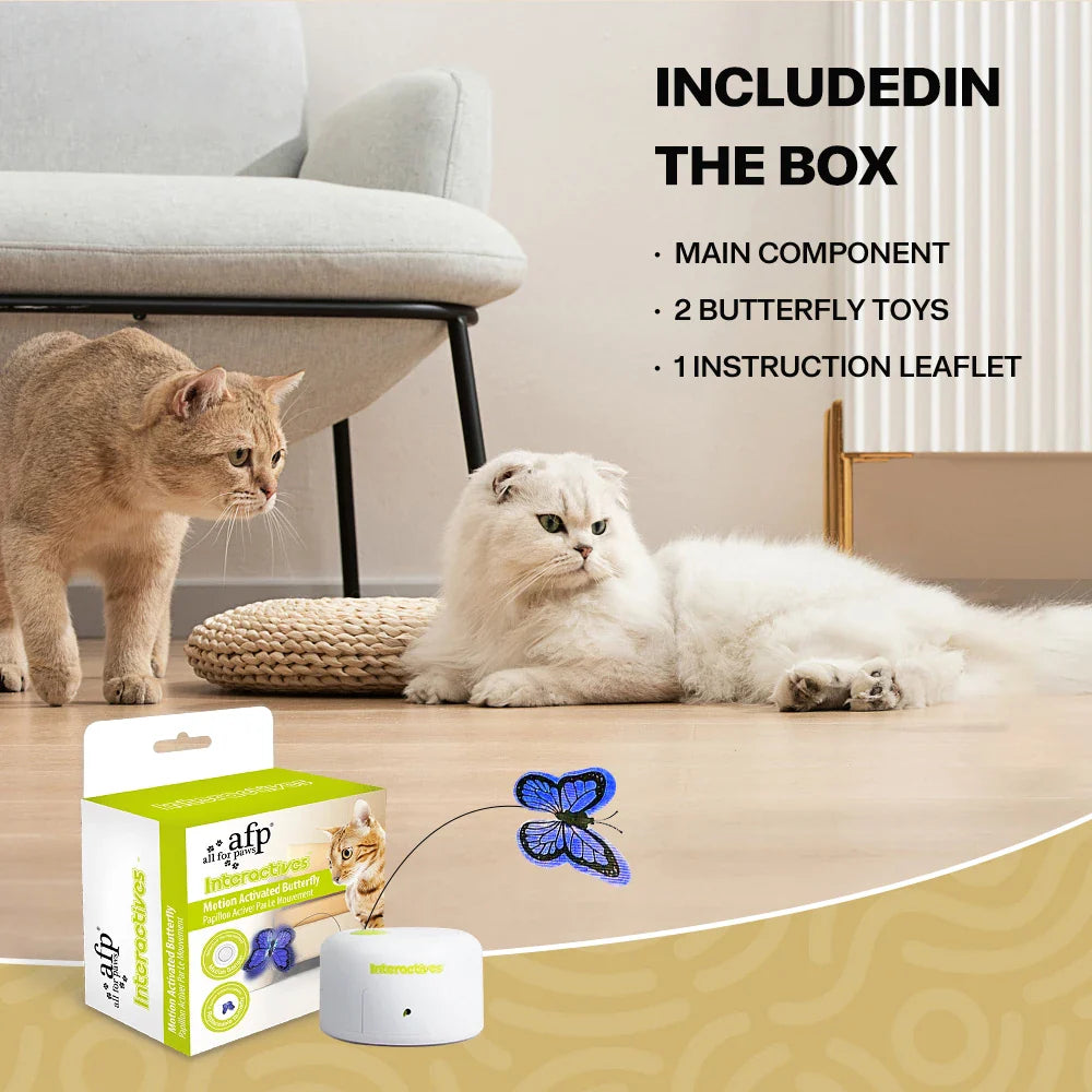 Kattenspeeltje met veren – Stimuleert jachtinstinct