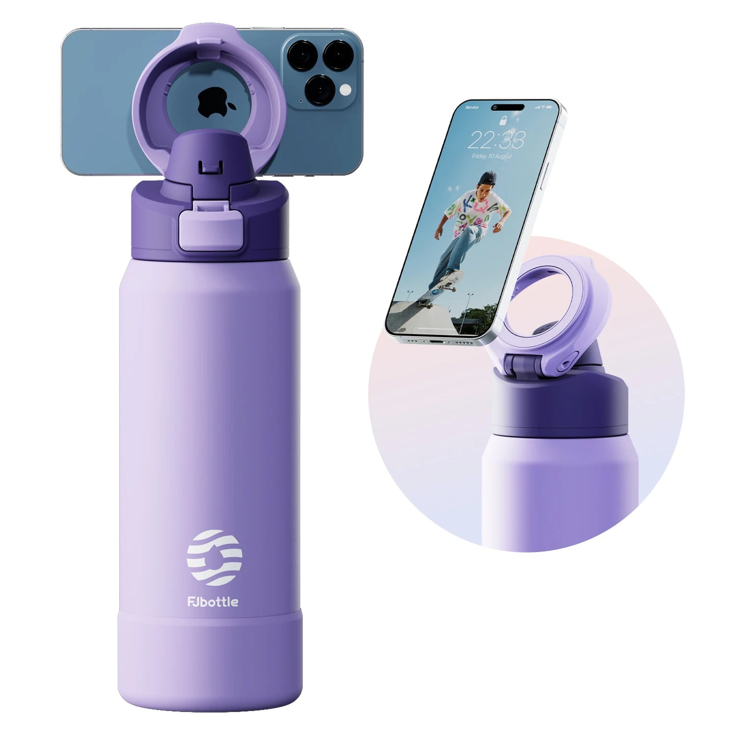 Thermosfles met rubber coating – Extra comfort en grip
