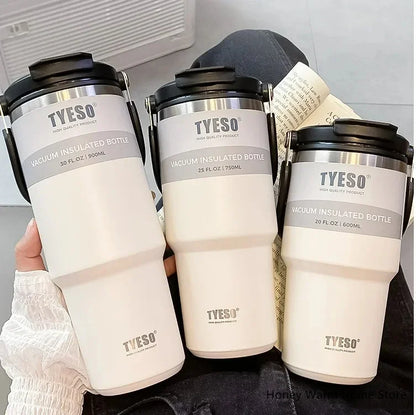 Thermosfles met metallic afwerking – Glanzend en modern