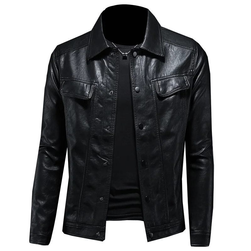 Leren jas voor mannen met stoere uitstraling – Zelfverzekerde look