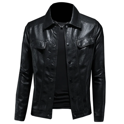 Leren jas voor mannen met stoere uitstraling – Zelfverzekerde look