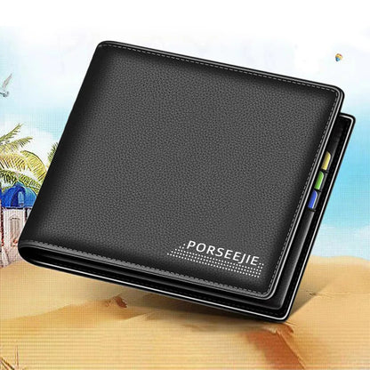 Mini portemonnee heren leer – Super compact