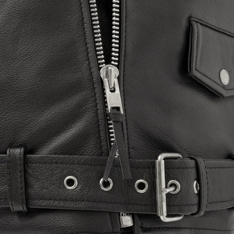Leren jassen voor mannen met praktische zakken – Slim design