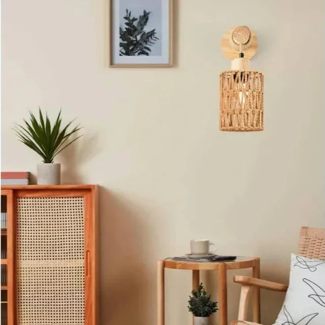 Wandlamp op batterijen met design kap – Voor decoratie en licht
