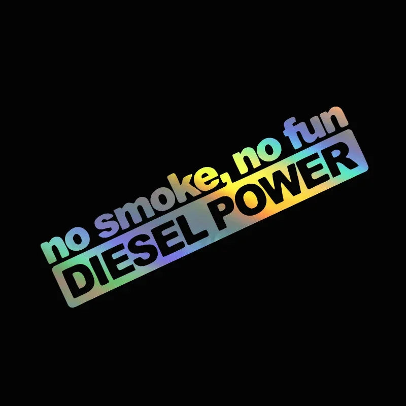 Auto stickers - Kleurrijke en Zwarte Diesel Power Designs voor Unieke Auto's