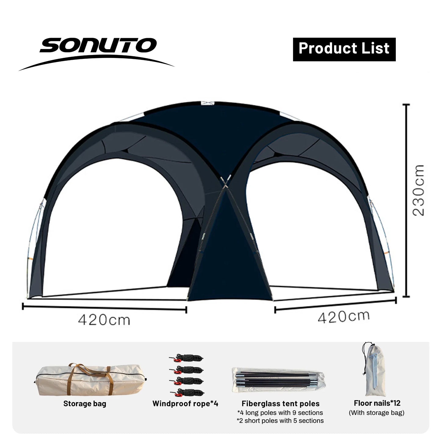 Snelle pop up tent – Binnen enkele seconden klaar