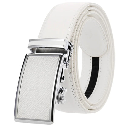 Riem heren in donker olijfgroen met metalen details