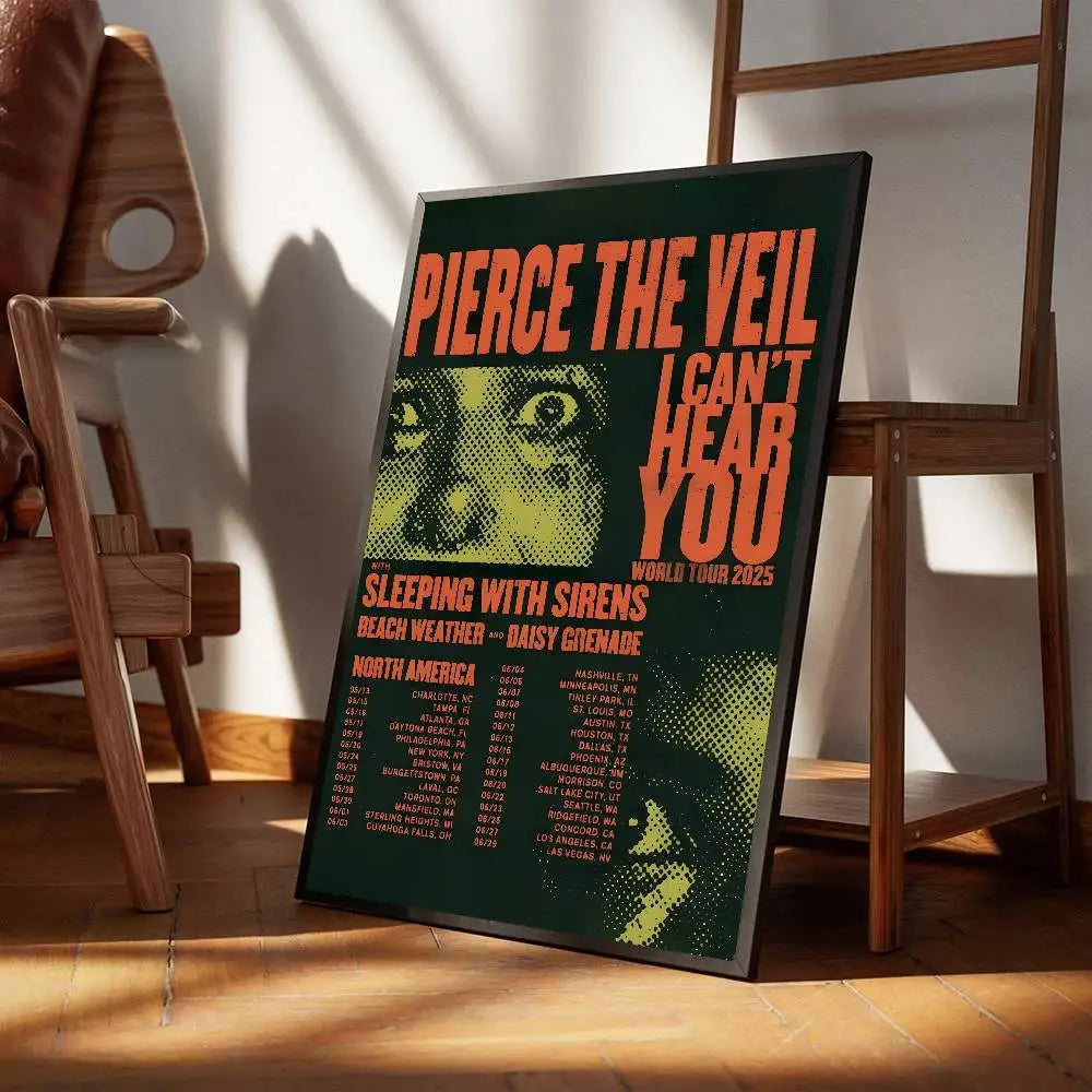 Wandposter met geometrische vormen